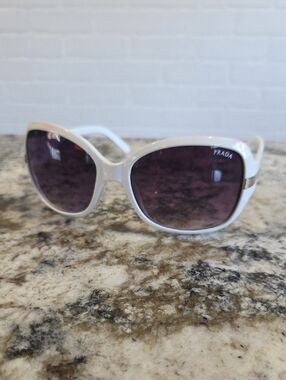 Prada Vintage Sunglasses with Purple Gradient Lenses